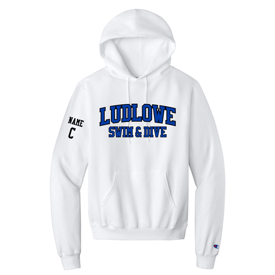 Ludlowe Girls Swim & Dive Champion Hooded Sweatshirt