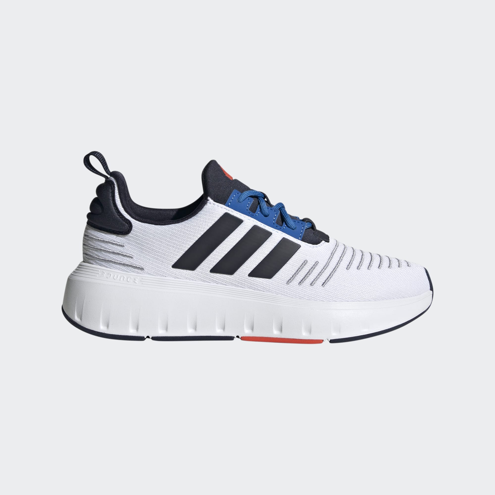 Adidas Kids Swift Run23 J Footwear Adidas 3.5 White/Legend Ink/Bright Royal 