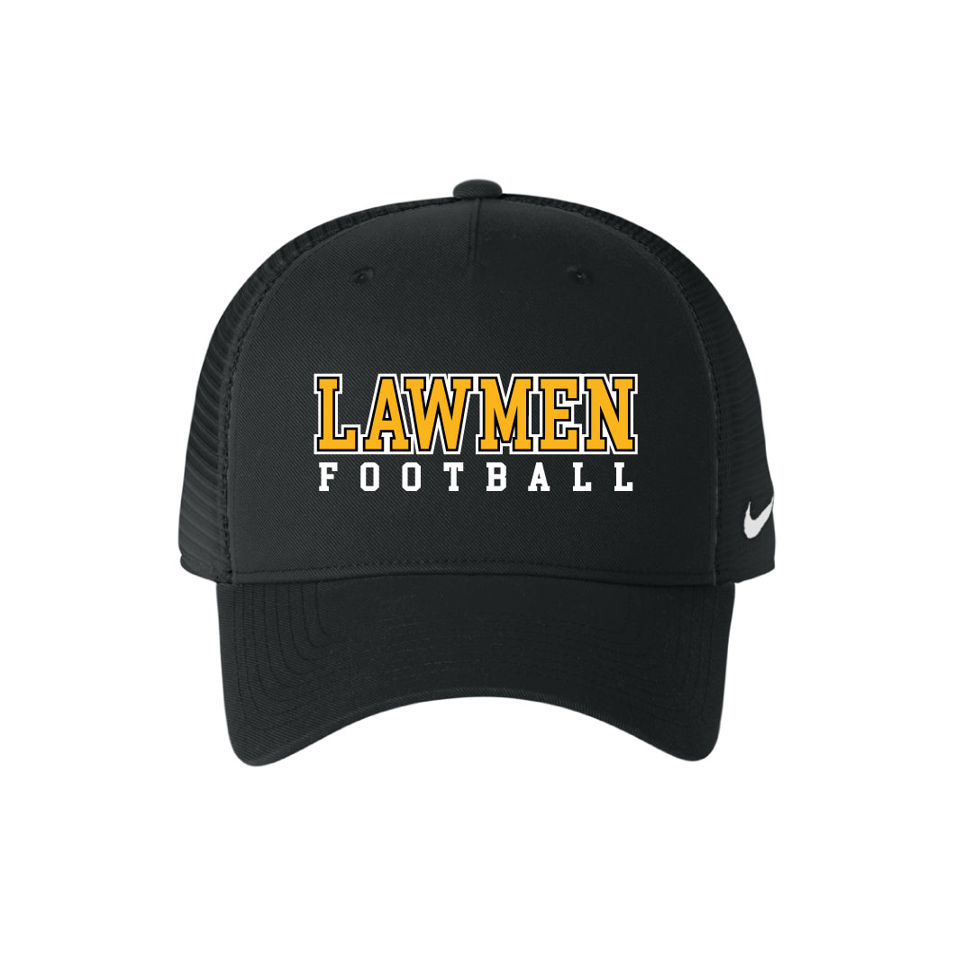 Law Football Nike Snapback Mesh Trucker Cap Logowear Jonathan Law Football LAWMEN Black/Black