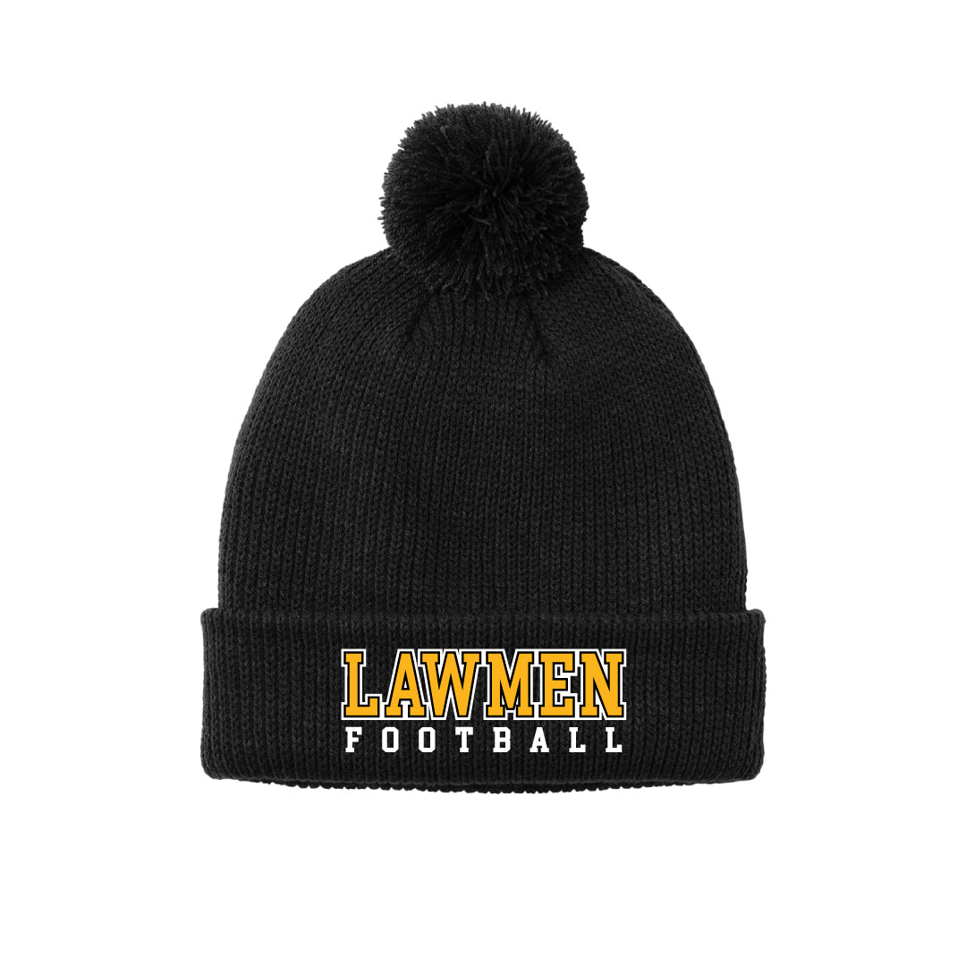 Law Football Pom Beanie Logowear Jonathan Law Football Black  
