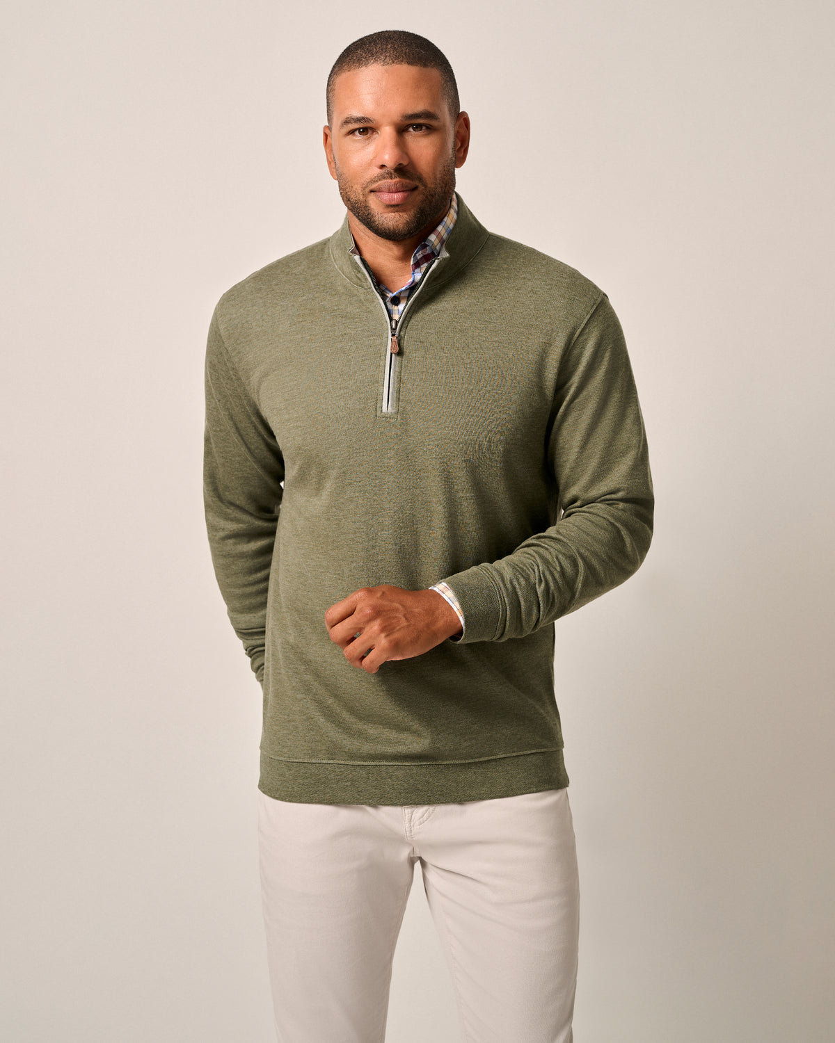 Johnnie-O Men's Sully 1/4 Zip Pullover Apparel Johnnie-O Sequoia Small