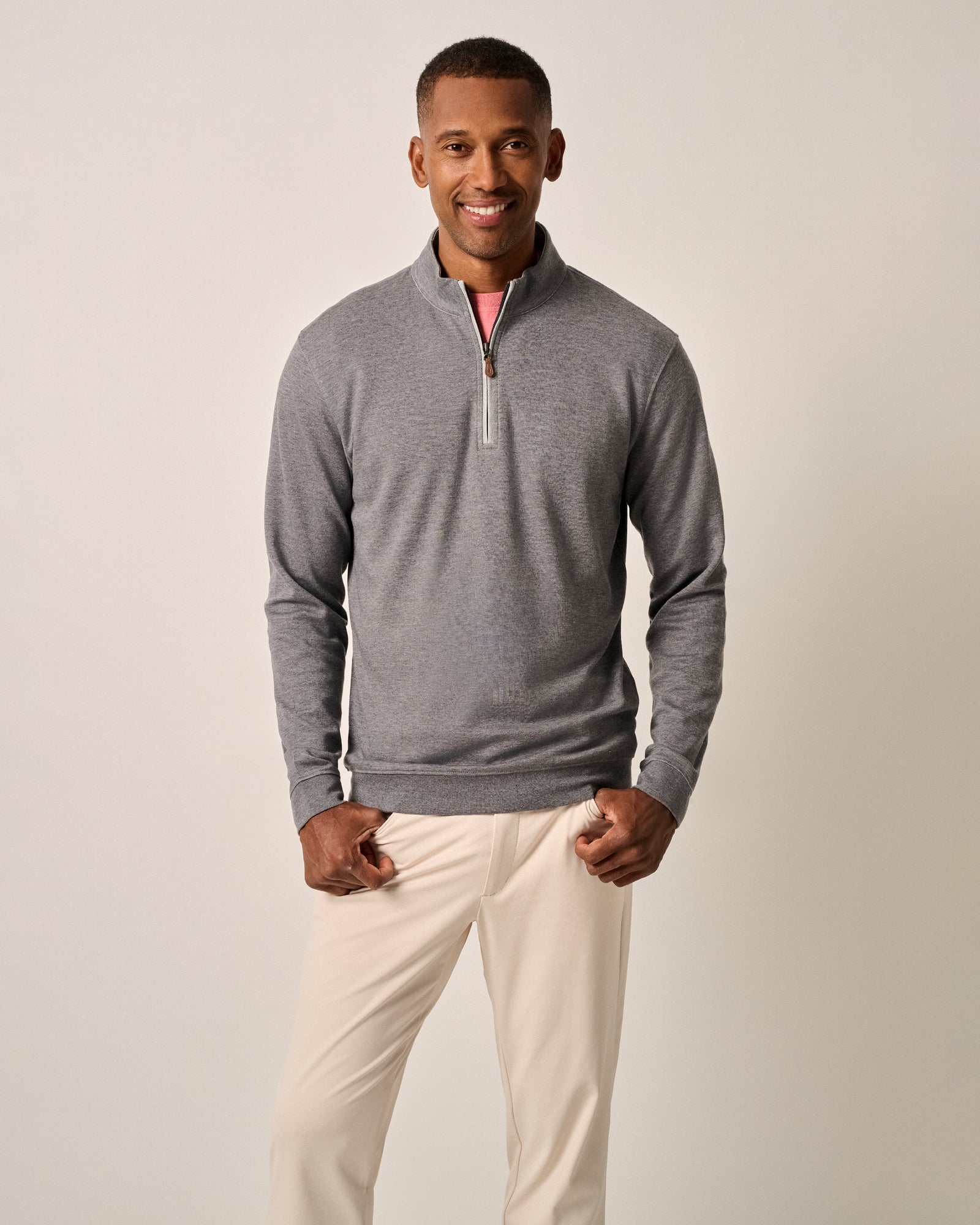 Johnnie-O Men's Sully 1/4 Zip Pullover Apparel Johnnie-O Volcano Small