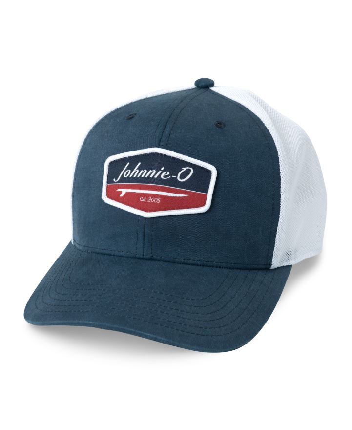 Johnnie-O Luke Trucker Hat Accessories Johnnie-O Navy