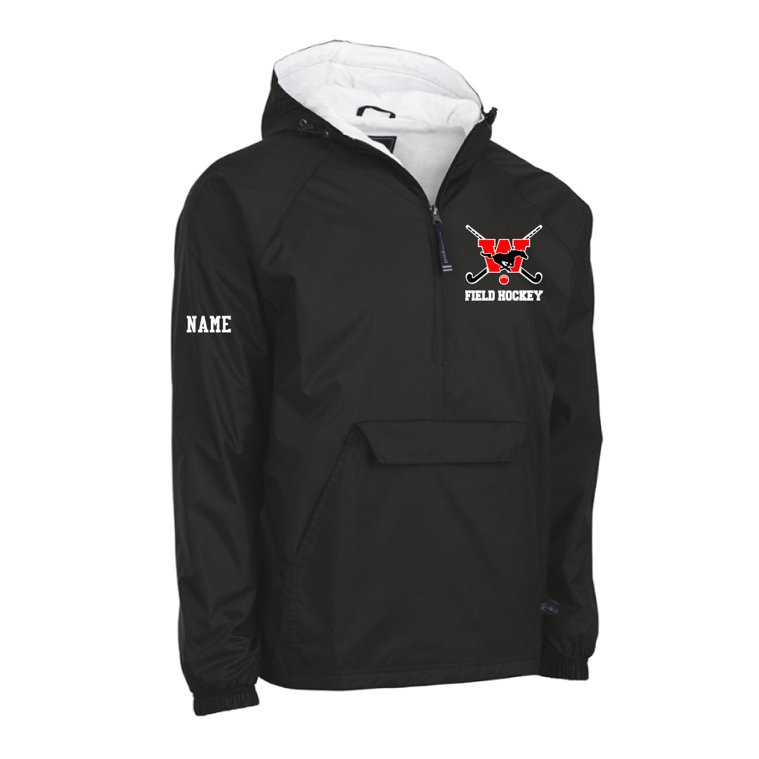 Warde Field Hockey Hooded 1/4 Zip Wind jacket Logowear Warde Field Hockey Adult S