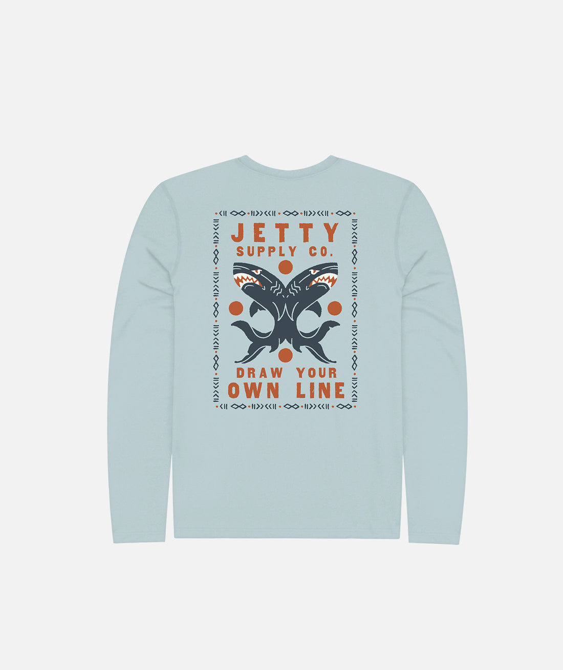 Jetty Kids Thrash Uv Long Sleeve Tee Apparel Jetty Light Blue Youth Small 