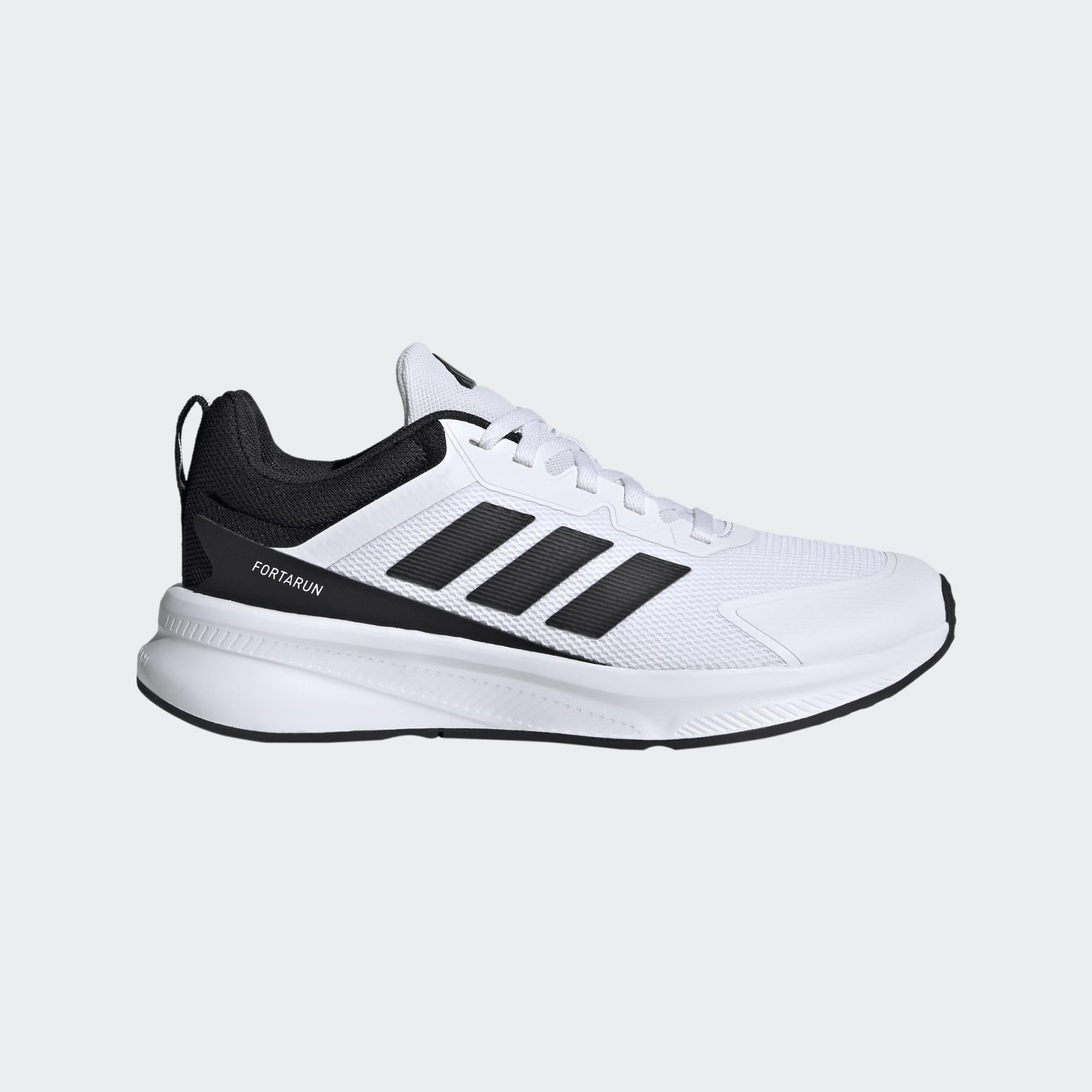 adidas Kids' FortaRun 4.0 J (GS) Footwear Adidas Footwear White/Core Black/Footwear White-KH9113 3.5