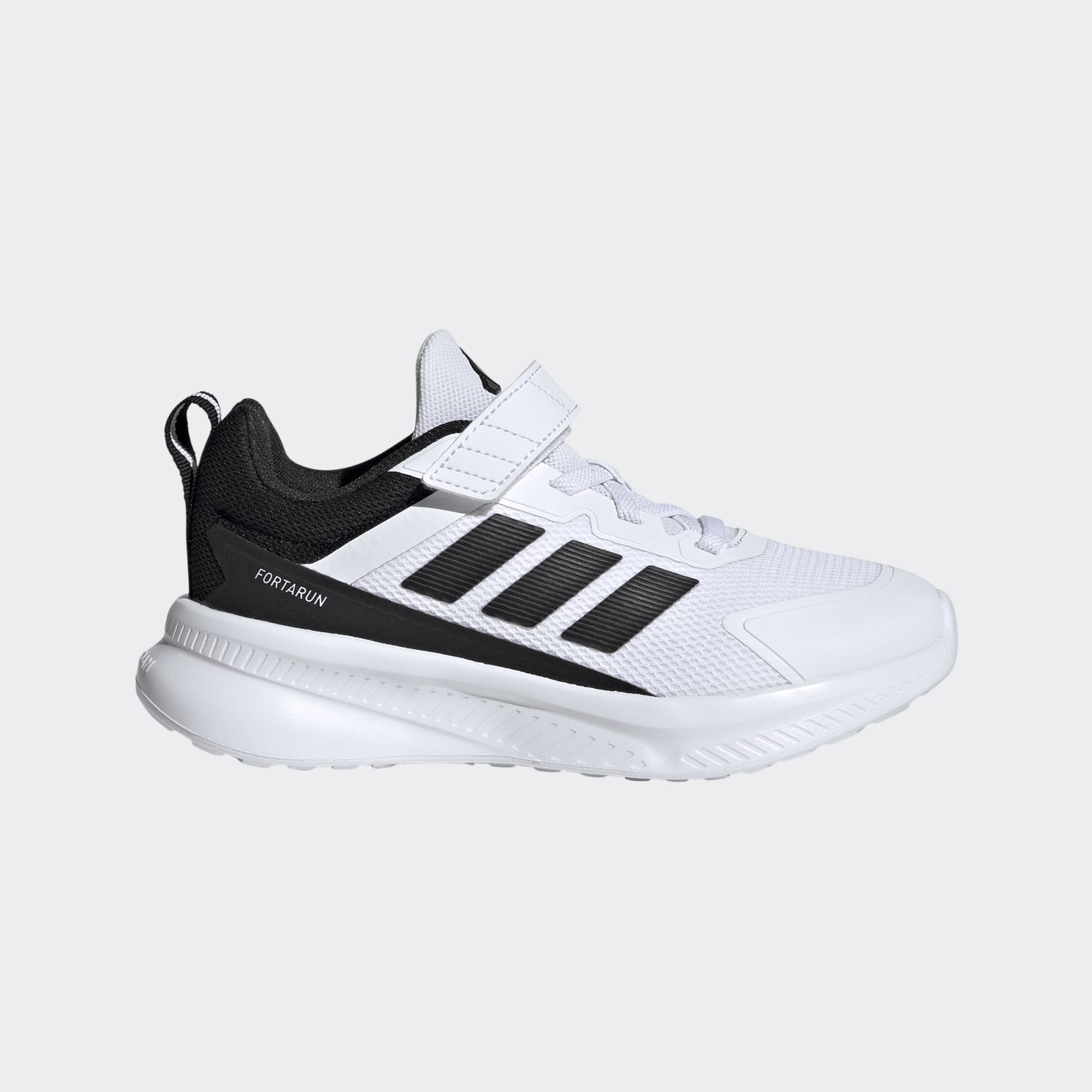 adidas Kids' FortaRun 4.0 EL C (PS) Footwear Adidas Footwear White/Core Black/Footwear White-KH9119 10.5