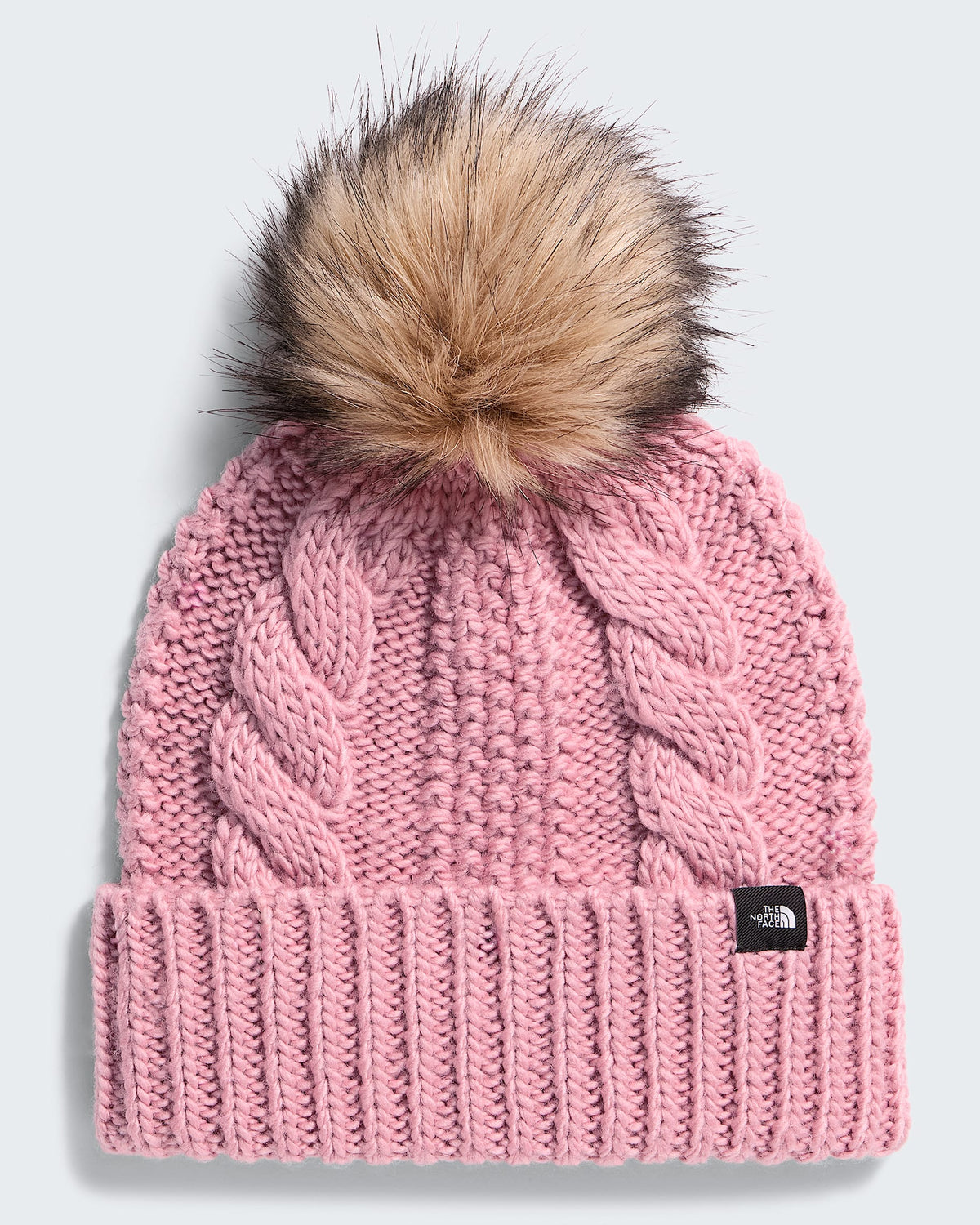 The North Face Kids' Oh Mega Fur Pom Beanie Accessories North Face Primrose-NO9