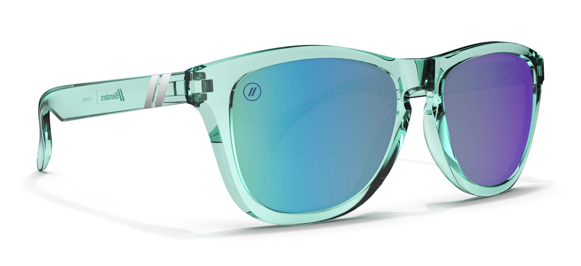 Blenders L Series Sunglasses Accessories Blenders Crystal Aqua/Blue Green