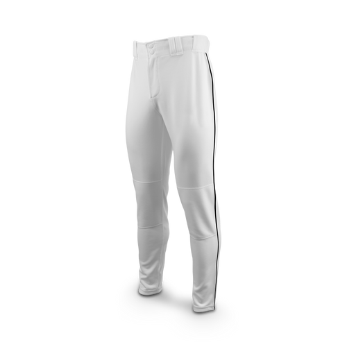 Marucci Youth Excel Full Length Piped Pant Apparel MARUCCI White/Navy XSmall