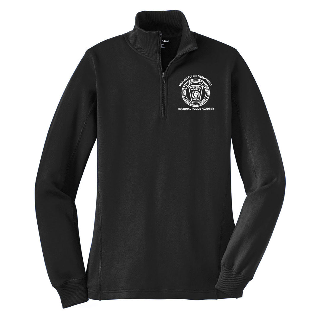 Milford Regional Police Academy Quarter Zip Logowear Milford Police Regional Academy Ladies XS  