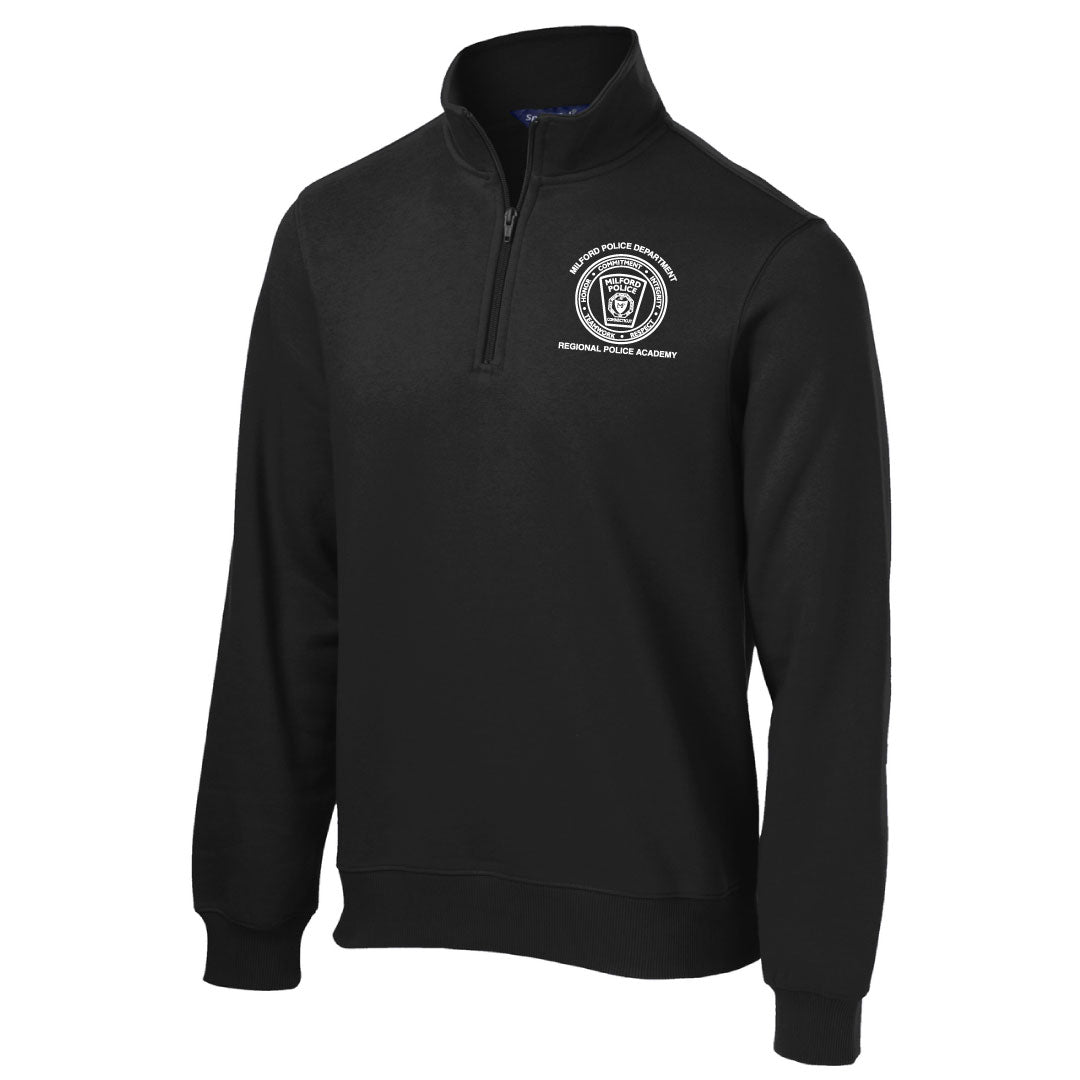 Milford Regional Police Academy Quarter Zip Logowear Milford Police Regional Academy Mens XS