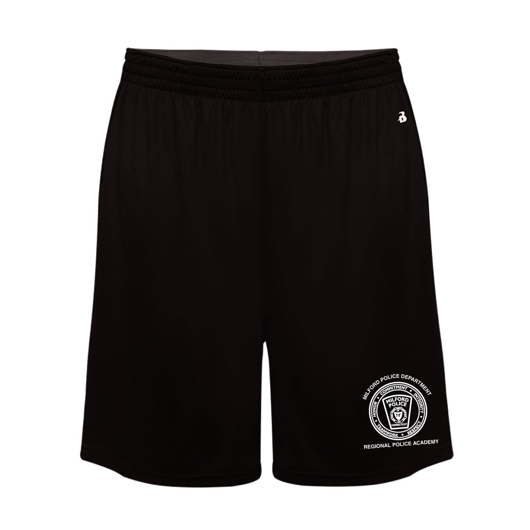 Milford Regional Police Academy Performance Shorts Logowear Milford Police Regional Academy Mens XS