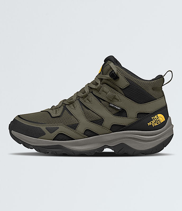 The North Face Men's Hedgehog 3 Mid WP Footwear North Face New Taupe Green/TNF Black 8