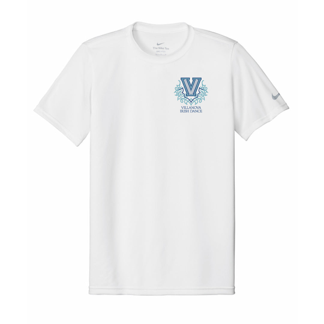 Villanova Irish Dance Nike Dri Fit Tee Logowear Villanova Irish Dance White Mens S