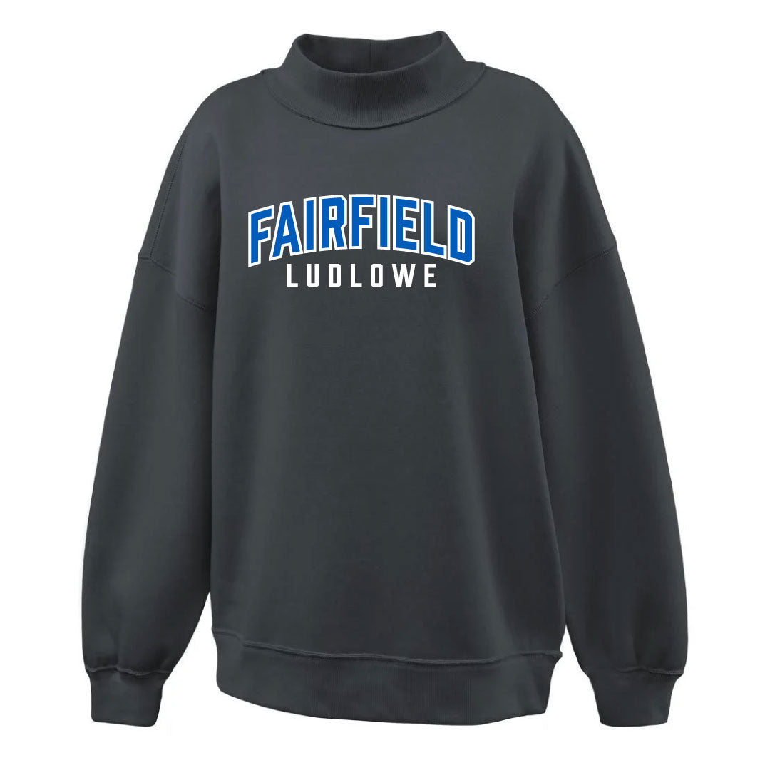 FLHS Ladies Mockneck Sweatshirt