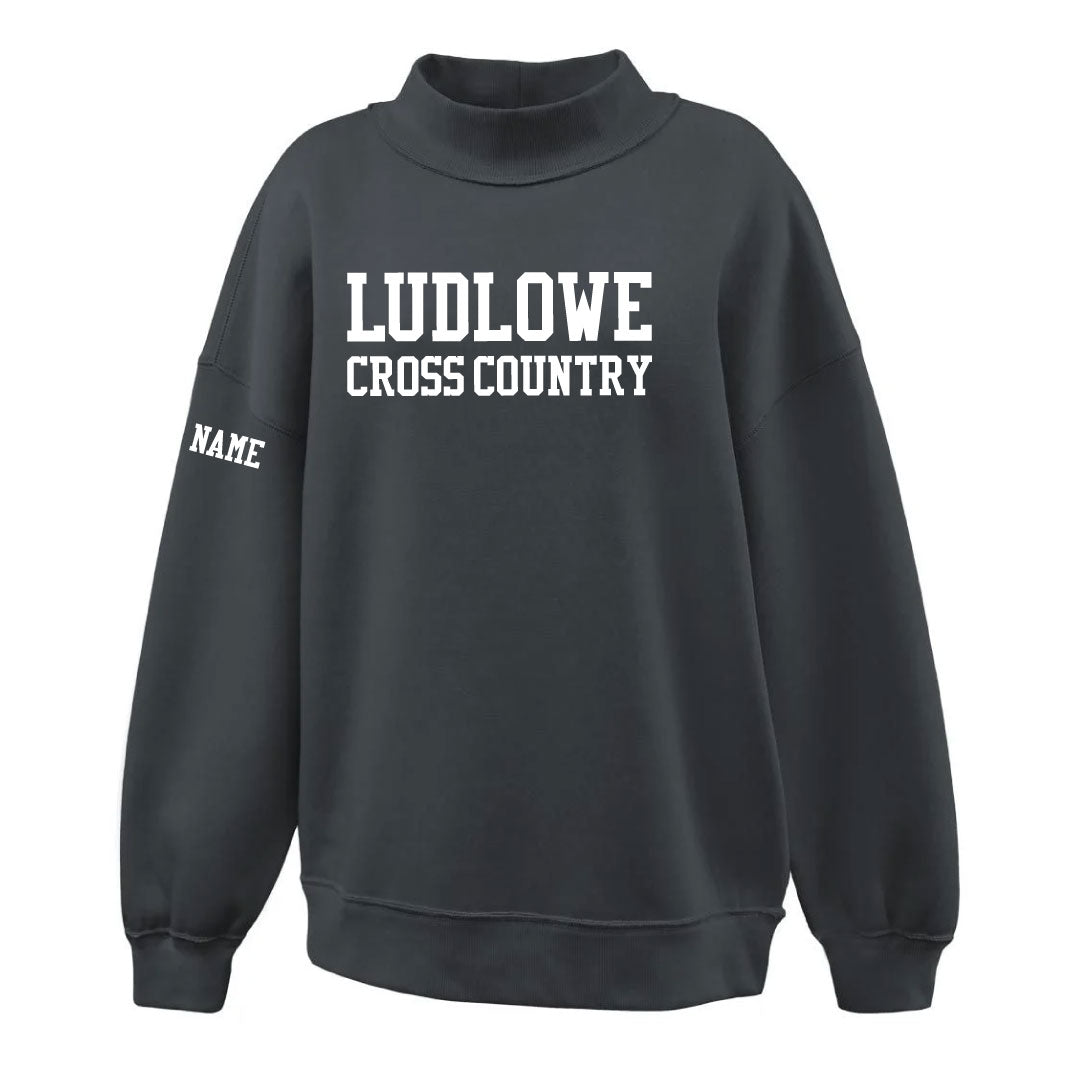 Ludlowe Cross Country Ladies Mockneck Sweatshirt