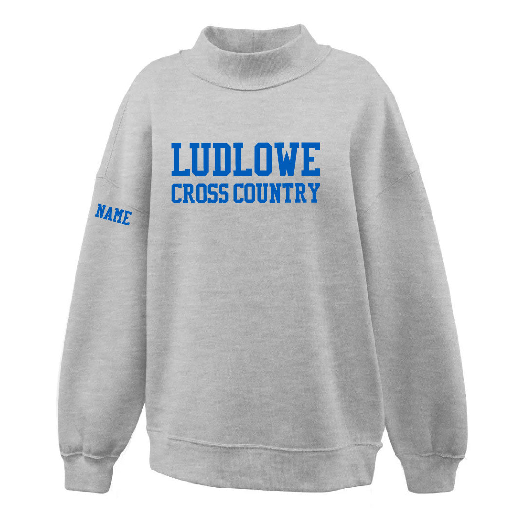 Ludlowe Cross Country Ladies Mockneck Sweatshirt
