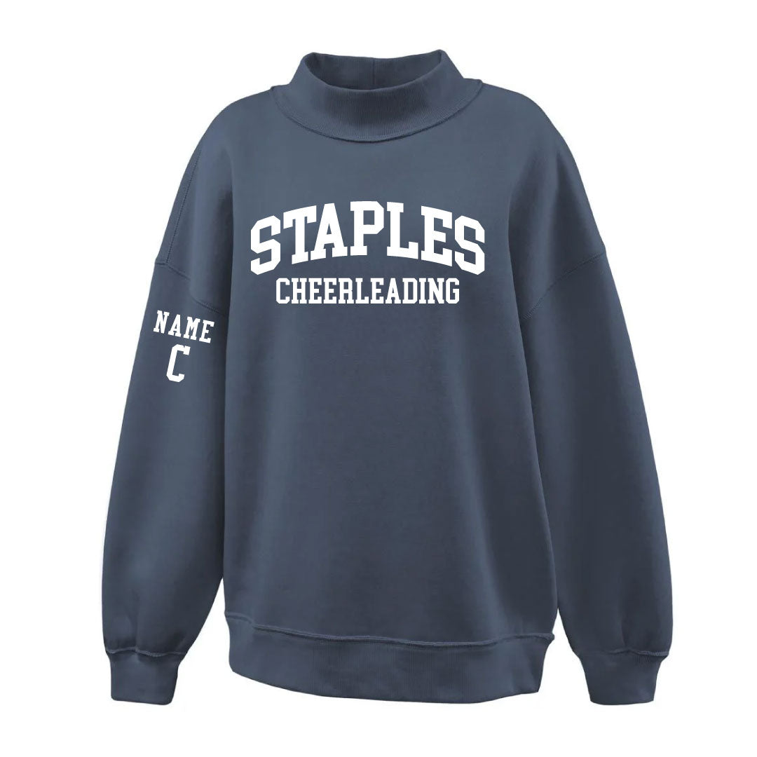Staples Cheer Mockneck Crew Logowear Staples Cheerleading Ladies XS