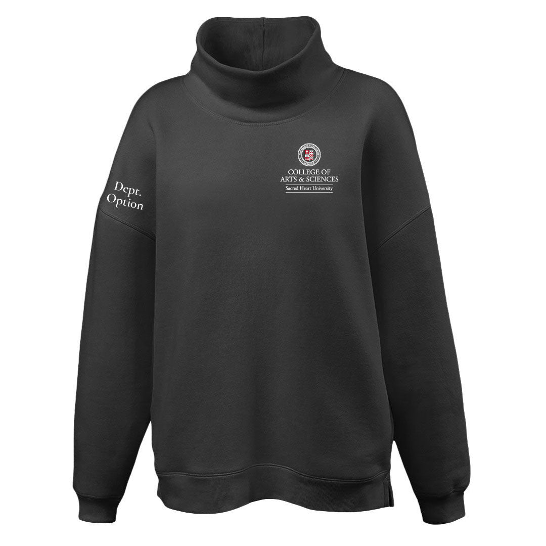 SHU College of Arts & Sciences Women's Oversize Mockneck