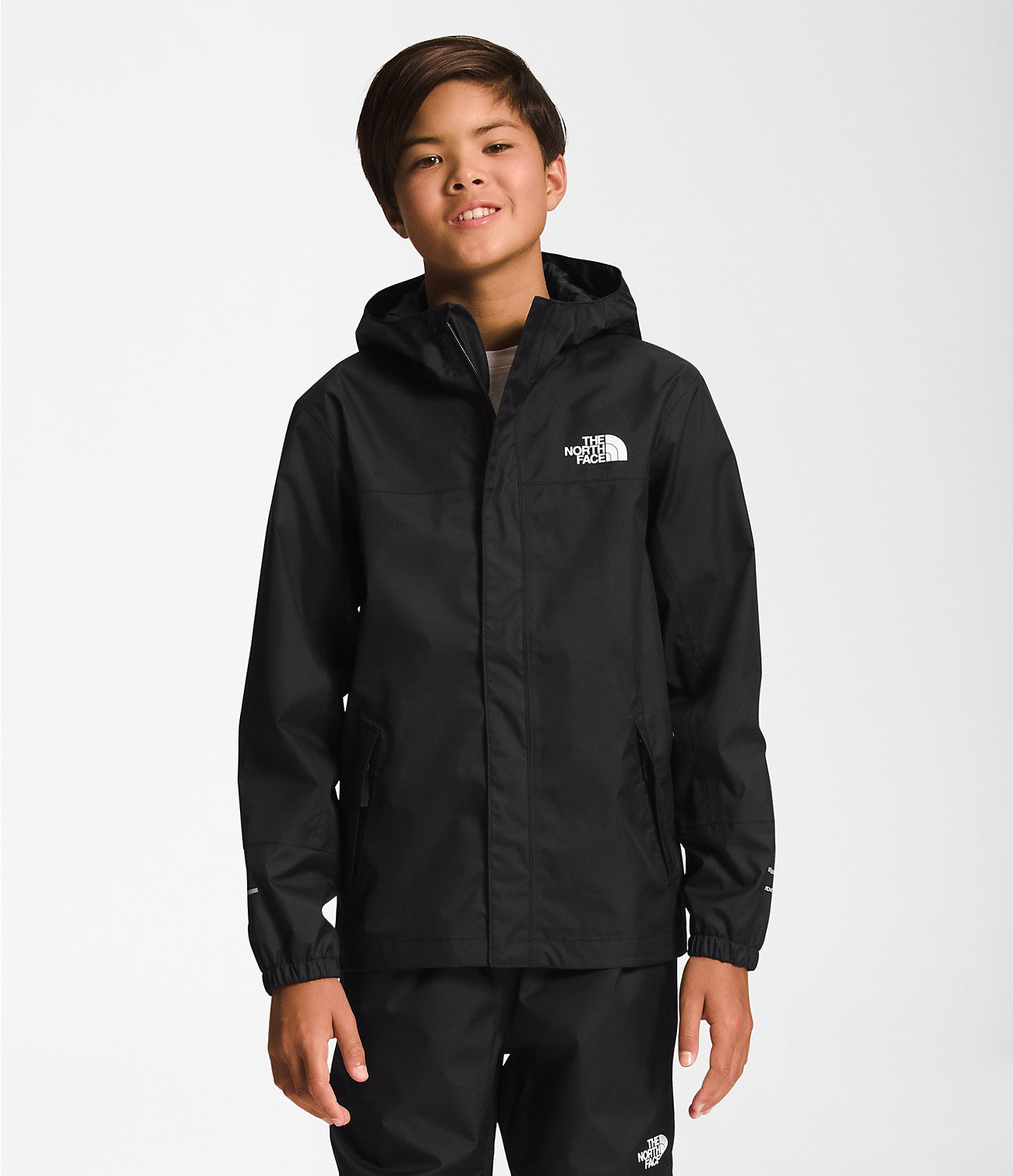 The North Face Boys' Antora Rain Jacket Apparel North Face TNF Black-JK3 XSmall