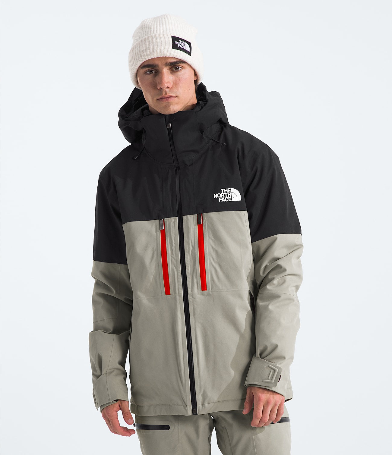 The North Face Men’s Chakal Jacket 2024 Apparel North Face Clay Grey/TNF Black-5IF Small 