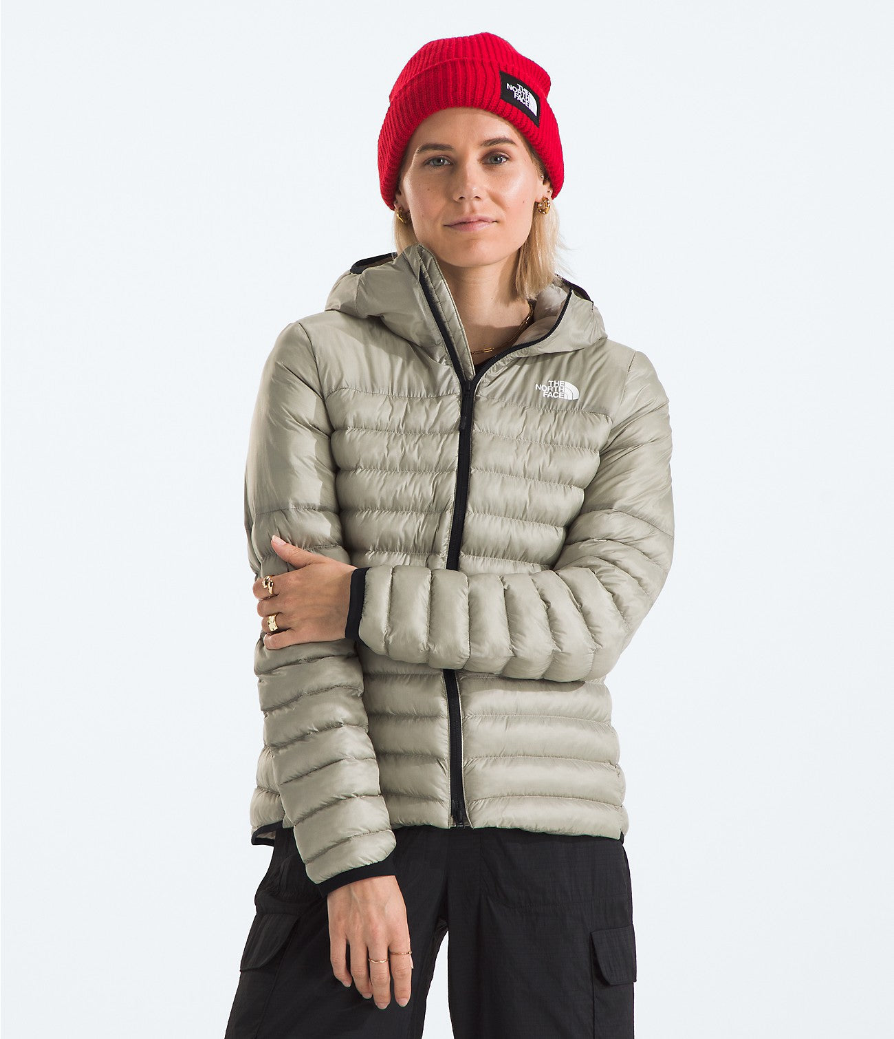 The North Face Women's Terra Peak Hoodie Apparel North Face Clay Grey-1I4 XSmall 