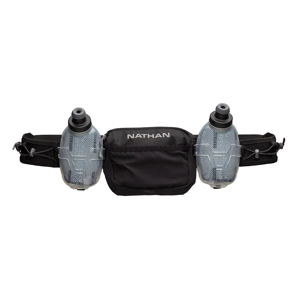 Nathan TrailMix Plus 3.0 Hydration Belt Accessories United Sports Brands Black/Reflective Silver