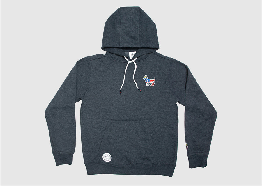 Goat Usa Youth Freedom Hooded Sweatshirt Apparel Goat USA Navy Youth Small 