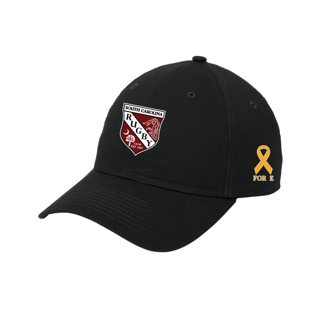USC Rugby New Era® Adjustable Unstructured Cap Logowear University of So. Carolina Rugby Black Hat