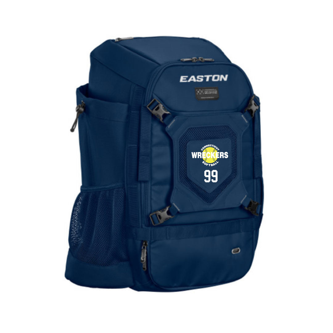 CT Wreckers Softball Easton Batpack Logowear CT Wreckers