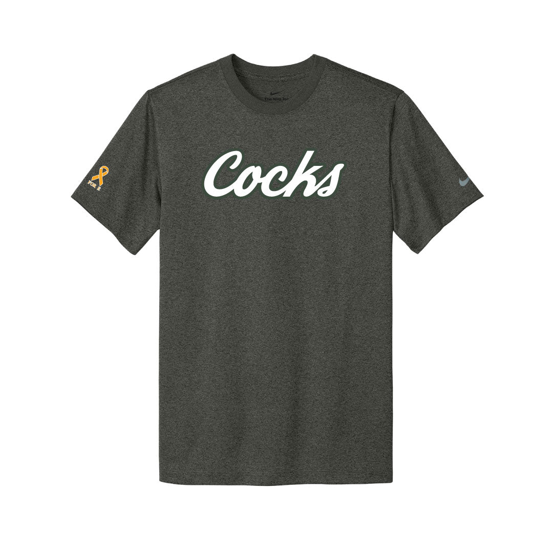 USC Rugby Carbon Nike Team Legend Tee Logowear University of So. Carolina Rugby Mens S