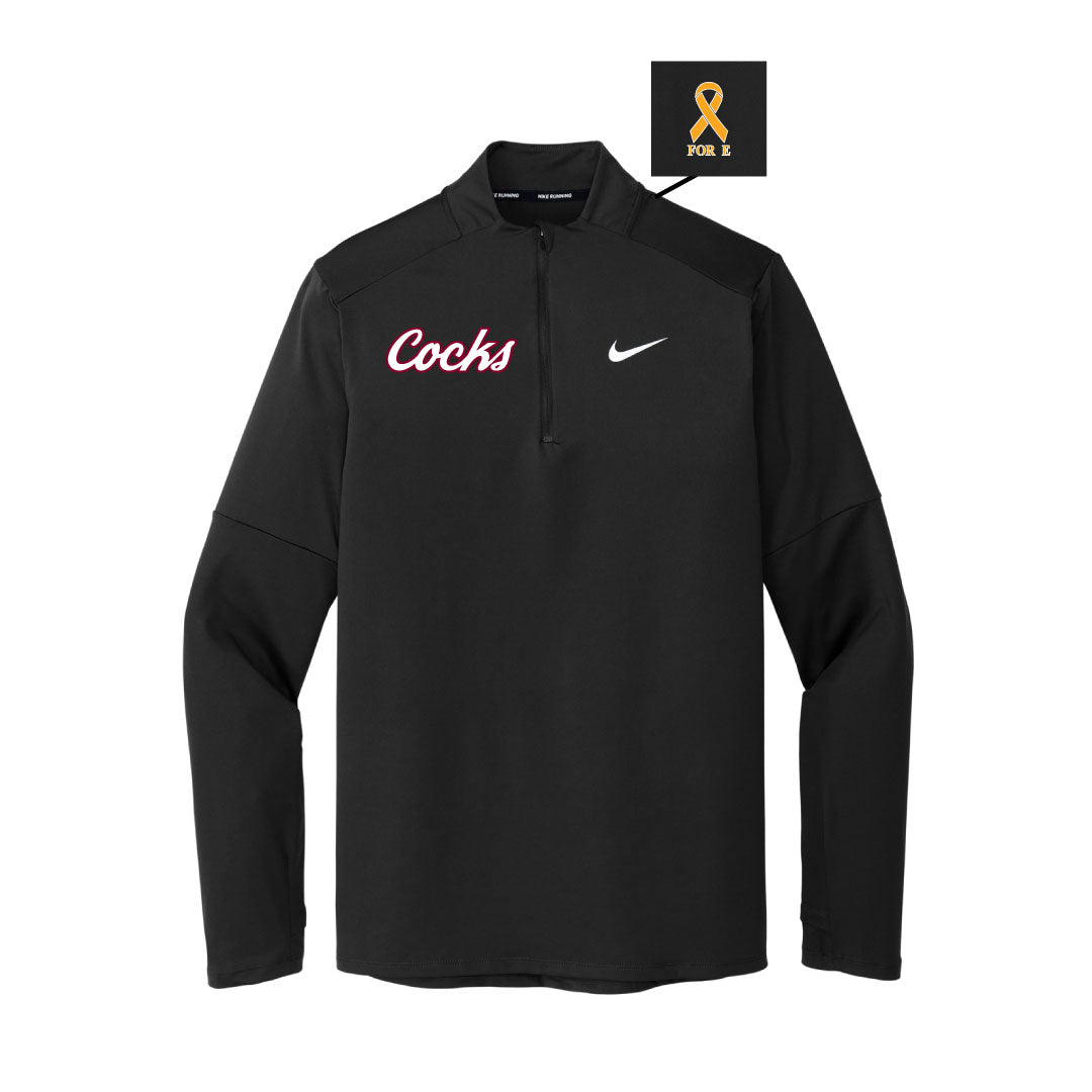 USC Rugby Black Nike Dri Fit 1/2 Zip Logowear University of So. Carolina Rugby Mens S