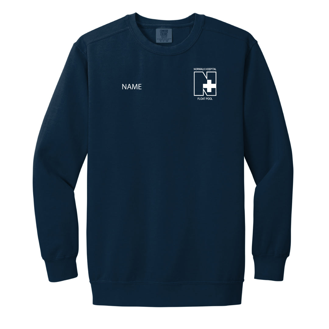 Norwalk Hospital Float Pool Comfort Color Crewneck Sweatshirt