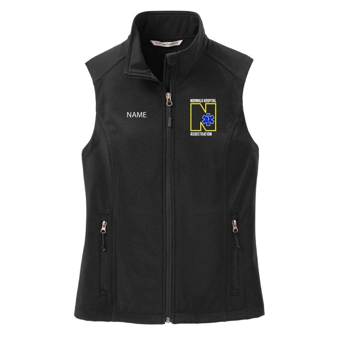 Norwalk Hospital Registration Soft Shell Vest