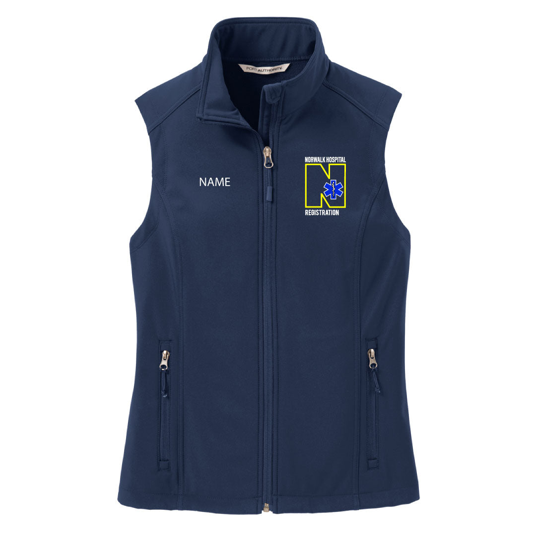 Norwalk Hospital Registration Soft Shell Vest