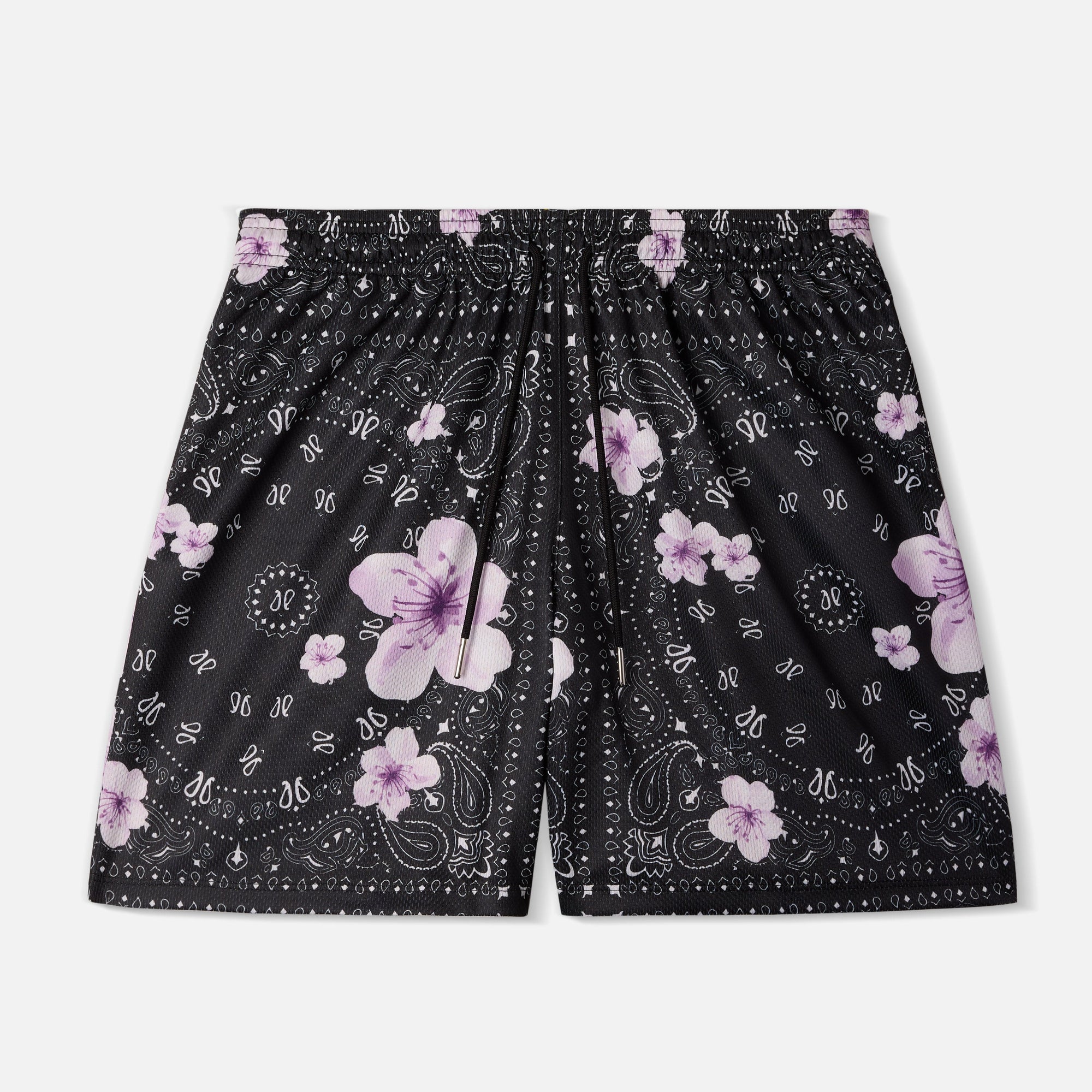 The Drip Shop Kids' Bandana Bloom Shorts Apparel The Drip Shop Black Youth Small