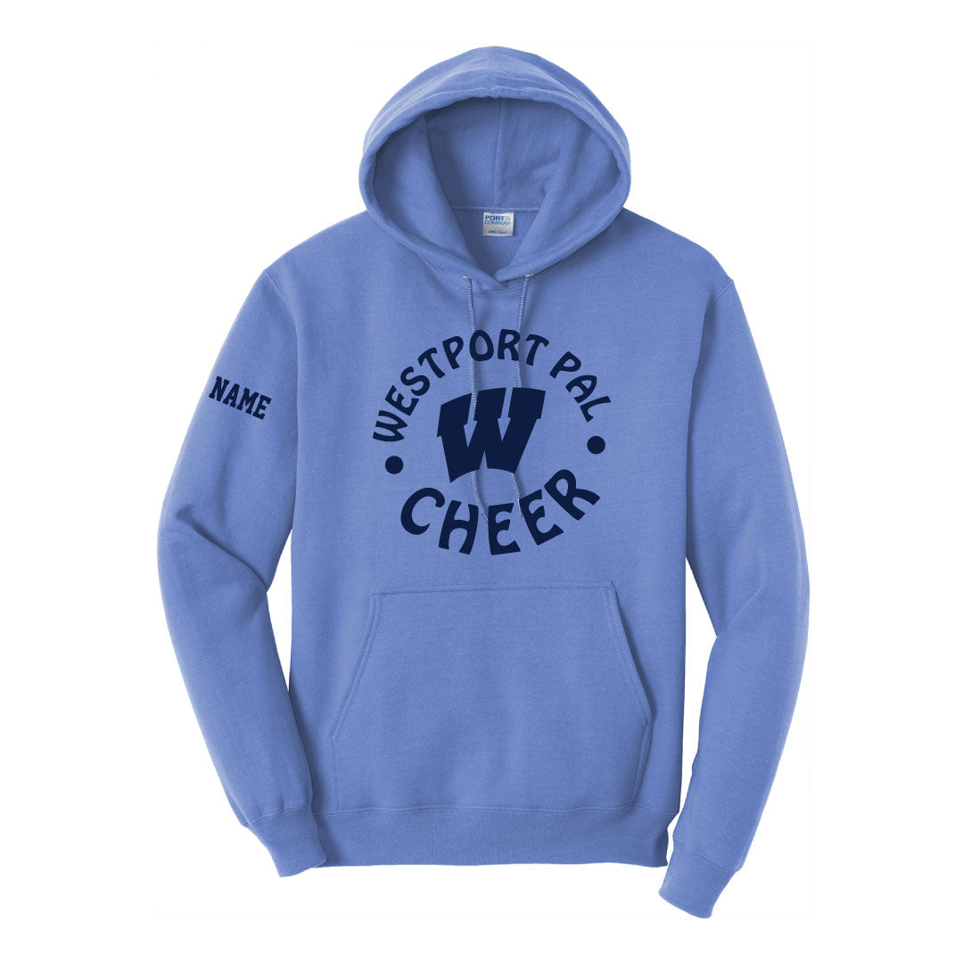 Westport PAL Cheer Hooded Sweatshirt Logowear Westport PAL Cheer Carolina Youth S