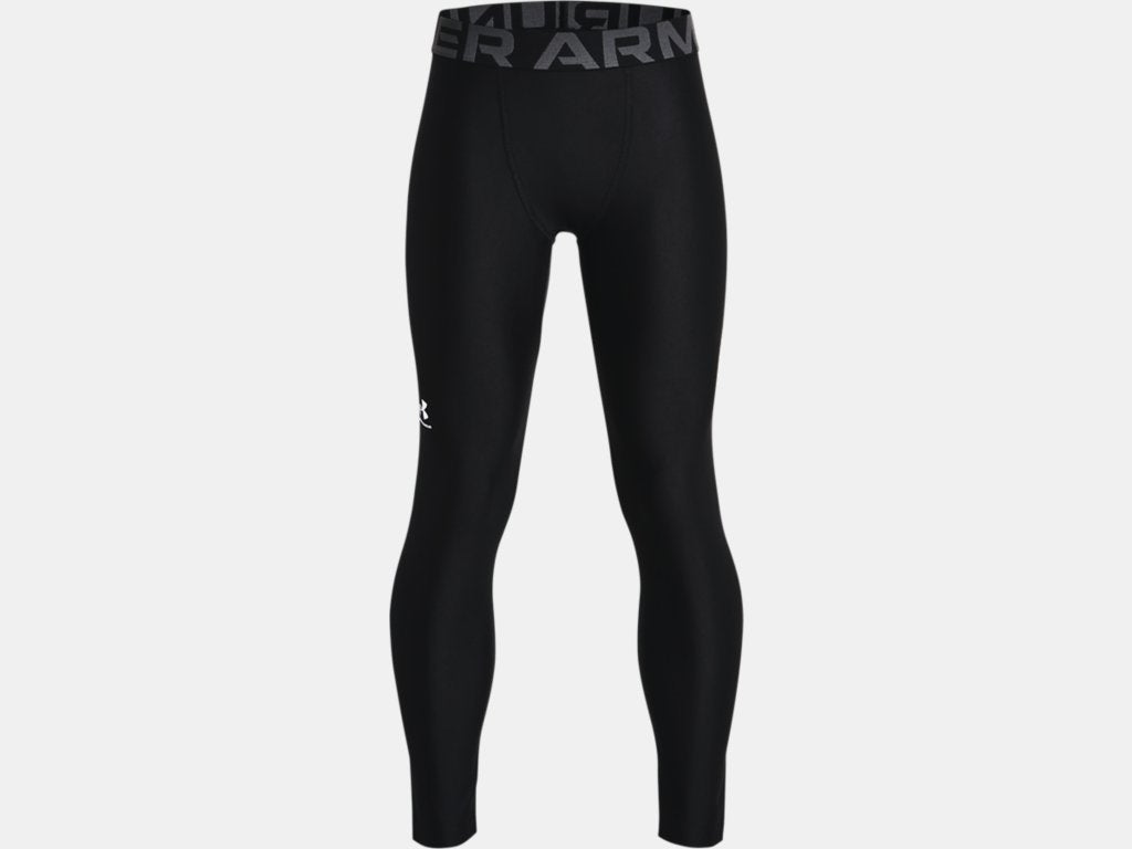 Under Armour Boys Heatgear R Armour Leggings Apparel Under Armour Black-001 Youth Small 