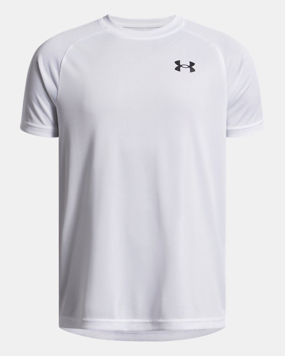 Under Armour Boys' Tech 2.0 Short Sleeve Apparel Under Armour White/Black-100 Small