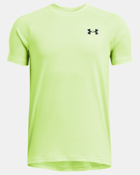 Under Armour Boys' Tech 2.0 Short Sleeve Apparel Under Armour Morph Green/Black-304 Small