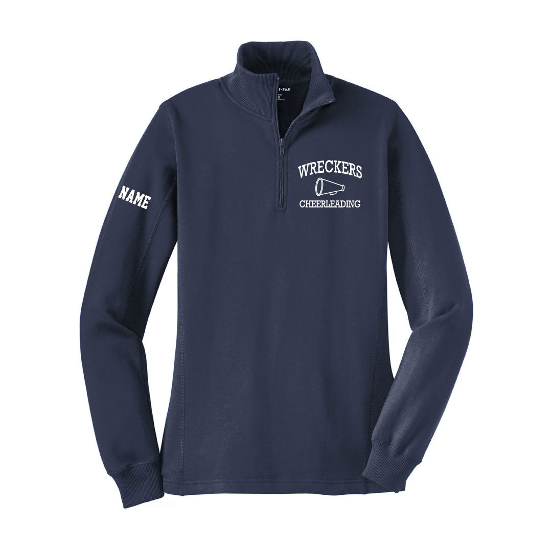 Westport PAL Cheer 1/4 Zip Sweatshirt Logowear Westport PAL Cheer Navy Ladies XS