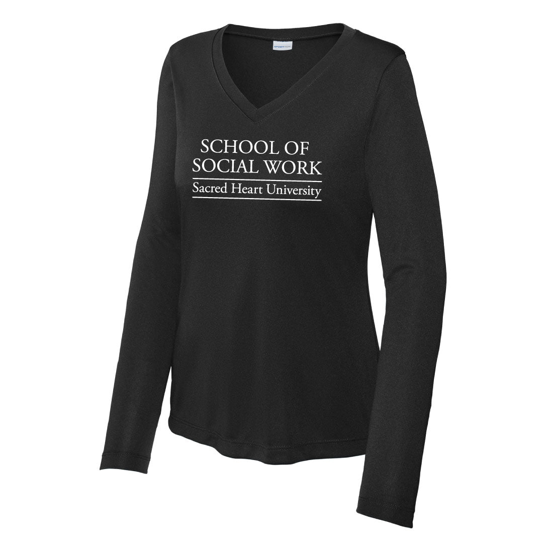 SHU School of Social Work Ladies Performance Long Sleeve