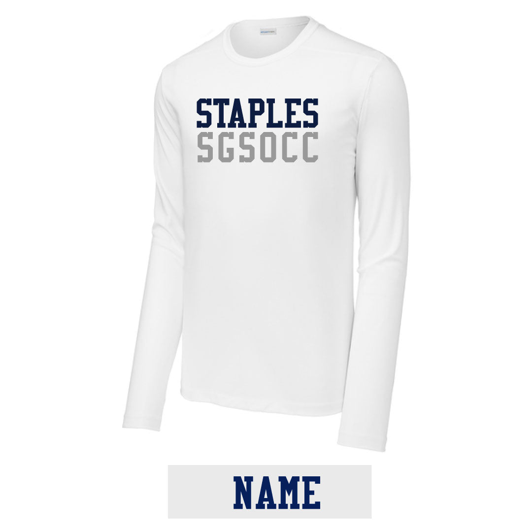 Staples Girls Soccer Team Performance Long Sleeve Logowear Staples Girls Soccer Adult XS