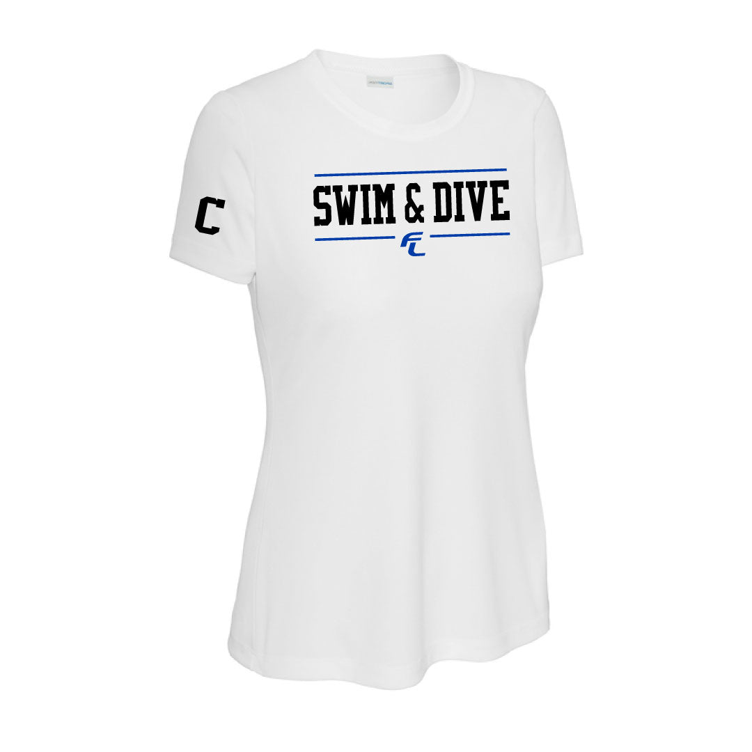 Ludlowe Girls Swim & Dive Short Sleeve