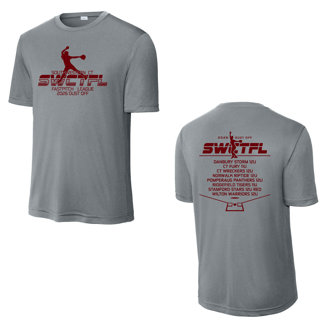 SWCT Performance Tee Logowear SWCT Grey Concrete Youth S