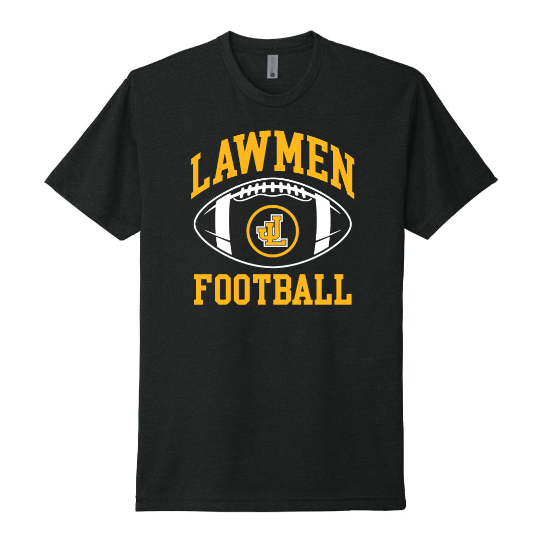Law Football Premium Blend Cotton Short Sleeve Logowear Jonathan Law Football Black Mens S