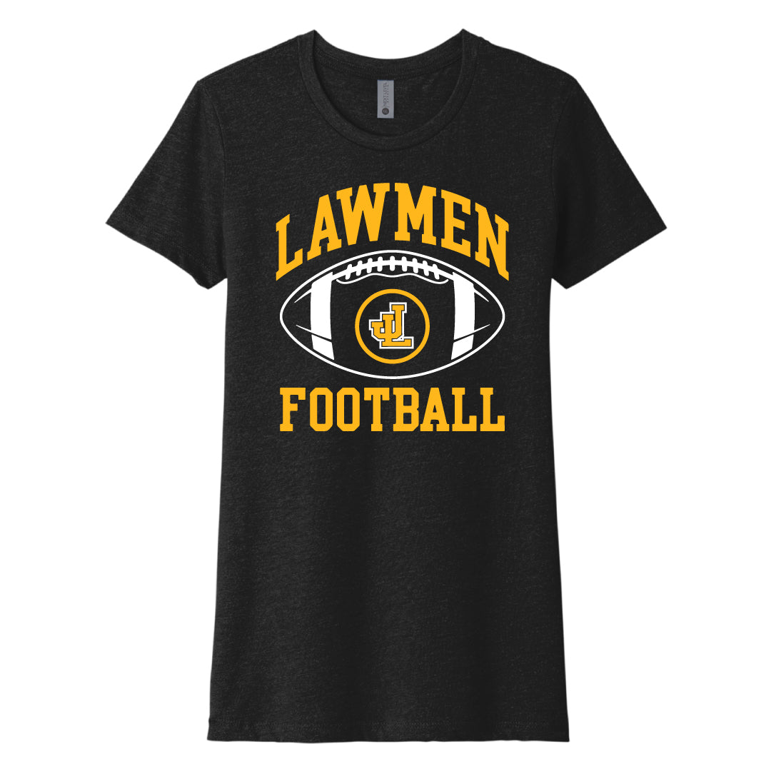 Law Football Premium Blend Cotton Short Sleeve Logowear Jonathan Law Football Black Ladies XS