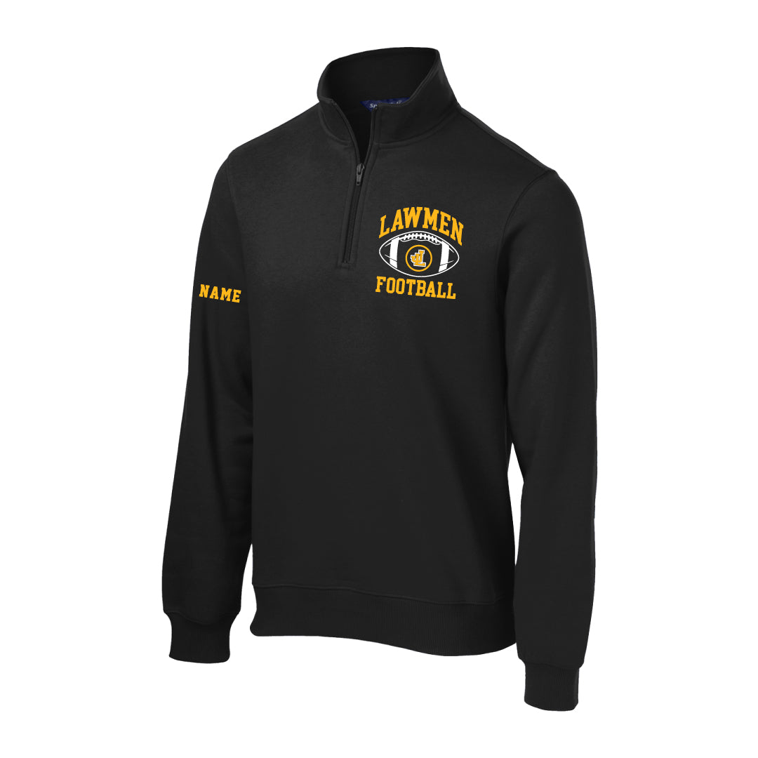 Law Football 1/4 ZIp Sweatshirt Logowear Jonathan Law Football Black Mens S