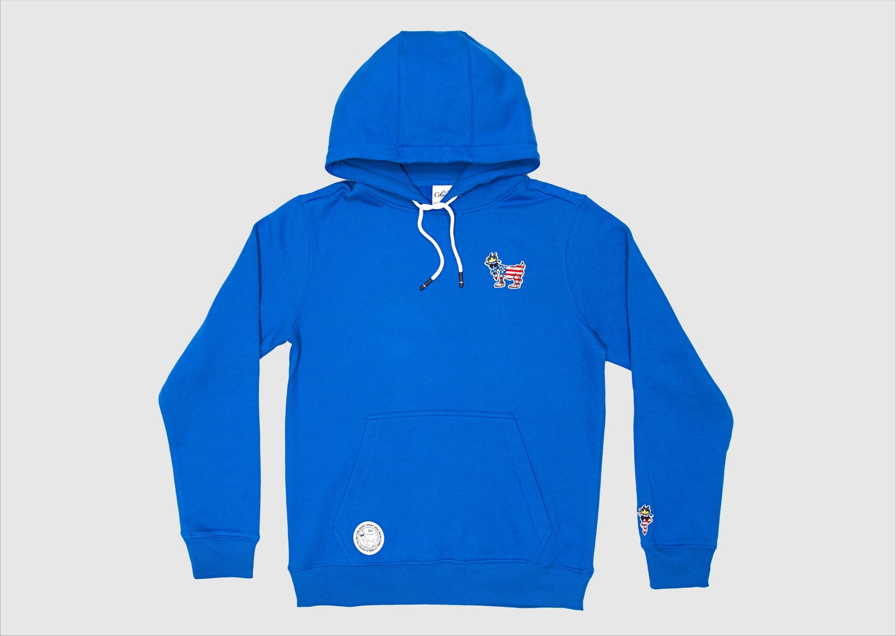 Goat Usa Youth Freedom Hooded Sweatshirt Apparel Goat USA Royal Youth Small 